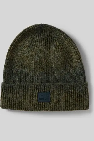 G-Star Beanie mit Label-Patch und Woll-Anteil Modell 