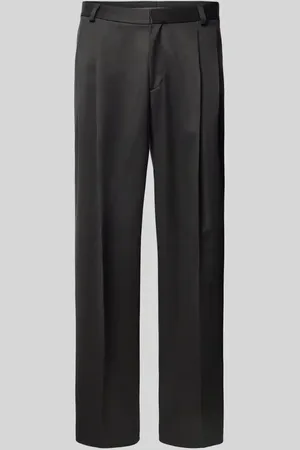 HUGO BOSS Straight Leg Anzughose mit Bundfalten Modell 