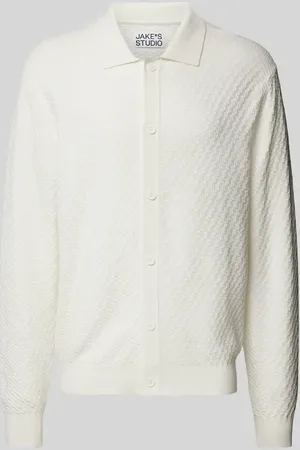 Jake*s Cardigan aus Viskose mit Strukturmuster in , Größe S