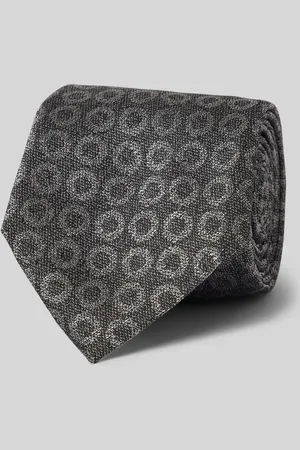 HUGO BOSS Seidenkrawatte mit Label-Detail (7,5 cm) in , Größe 1