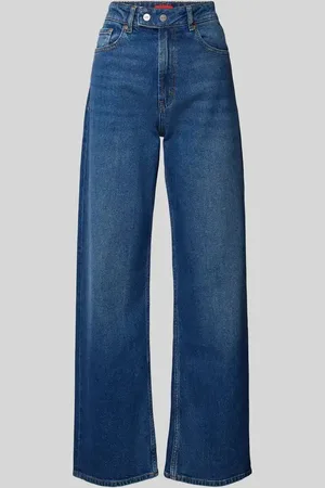 HUGO BOSS Loose Fit Jeans aus Viskose im 5-Pocket-Design in , Größe 25/32