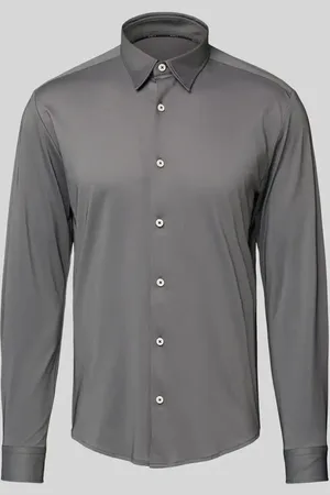 HUGO BOSS Slim Fit Business-Hemd mit Kentkragen Modell 