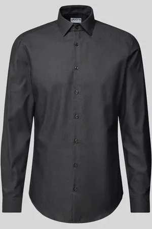 Jake*s Slim Fit Business-Hemd mit Kentkragen in , Größe 37/38