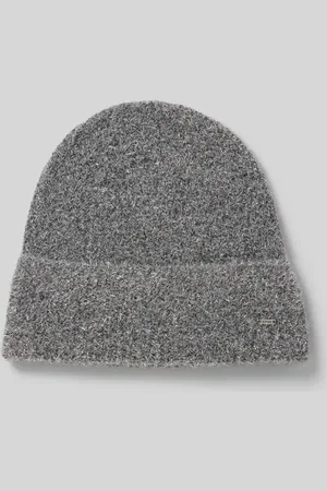 Opus Beanie mit Label-Applikation Modell 