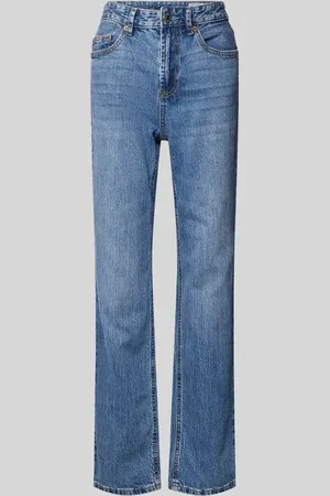 VERO MODA Straight Fit Jeans aus Baumwoll-Mix mit Kontrastnähten Modell 