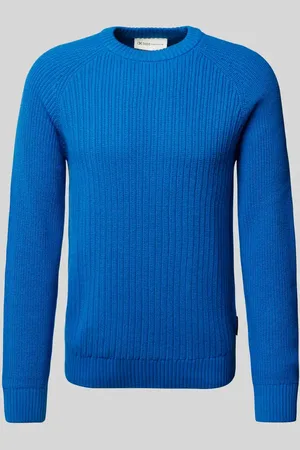 TOM TAILOR Regular Fit Strickpullover aus Baumwoll-Mix mit Strukturmuster in , Größe M