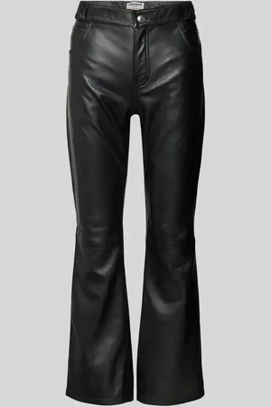 Zadig & Voltaire Flared Lederhose im 5-Pocket-Design Modell 