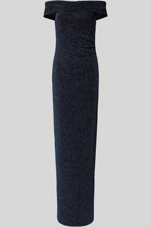 Christian Berg Abendkleid mit Carmen-Ausschnitt in , Größe 42