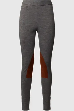 Ralph Lauren Leggings aus Woll-Mix mit seitlichem Reißverschluss in , Größe 42