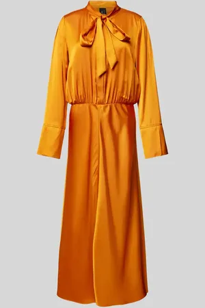 Marc Cain Maxikleid mit Schleifen-Detail in , Größe 38