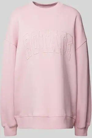 ROTATE Oversized Sweatshirt mit Label-Stitching in , Größe XXS