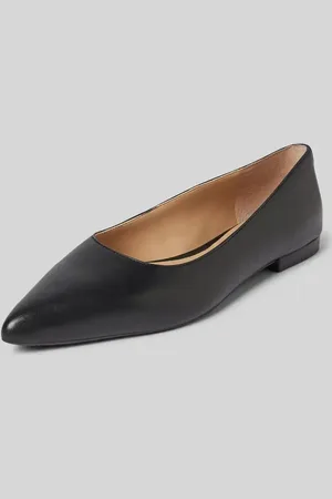 Ralph Lauren Lederballerinas mit Blockabsatz Modell 