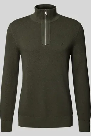 Marc O’ Polo Regular Fit Troyer aus reiner Baumwolle mit feiner Struktur in , Größe S