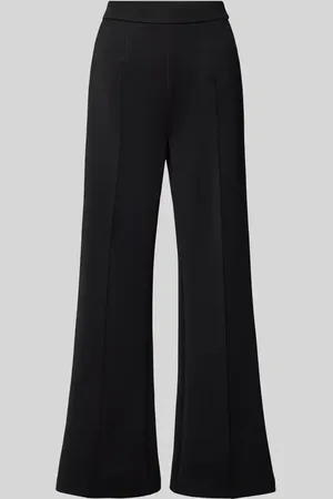 Calvin Klein Wide Leg Stoffhose mit fixierten Bügelfalten in , Größe 38