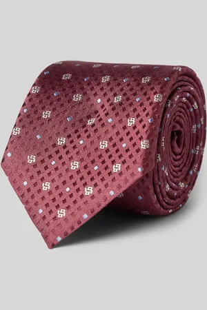 HUGO BOSS Seidenkrawatte mit Label-Detail (7,5 cm) in , Größe 1