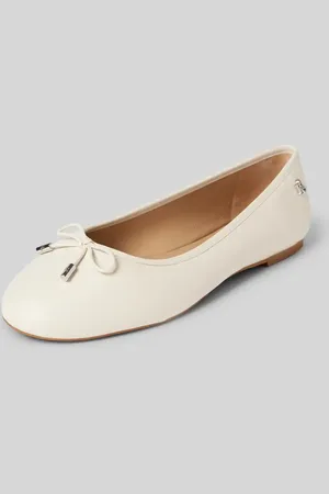 Ralph Lauren Lederballerinas mit Zierschleife Modell 
