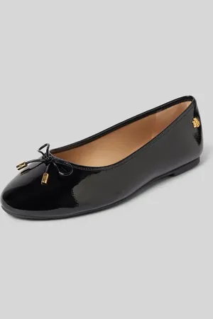 Ralph Lauren Lederballerinas mit Zierschleife Modell 