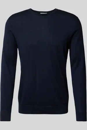 Profuomo Wollpullover mit Rundhalsausschnitt in , Größe L