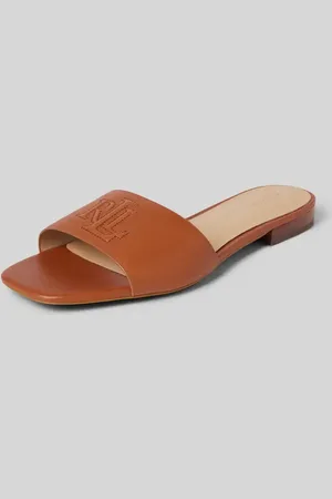 Ralph Lauren Slides mit Label-Stitching Modell 
