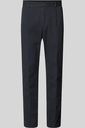 JOOP! Loose Fit Bundfaltenhose mit elastischem Bund Modell 