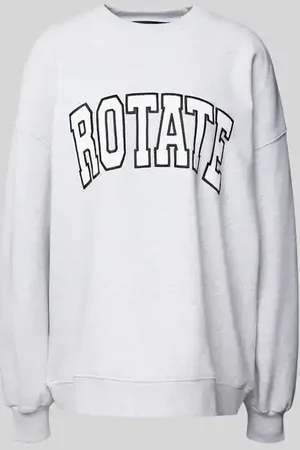 ROTATE Oversized Sweatshirt mit Label-Stitching in , Größe XXS