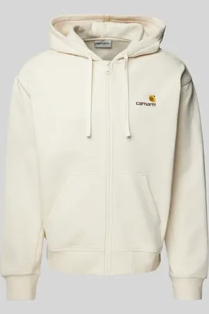 Carhartt Sweatjacke mit Logo-Stitching in , Größe M
