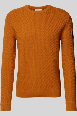 TOM TAILOR Regular Fit Strickpullover aus reiner Baumwolle mit Strickmuster in , Größe S