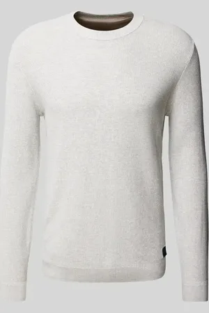 TOM TAILOR Regular Fit Strickpullover aus reiner Baumwolle mit Strukturmuster in , Größe S