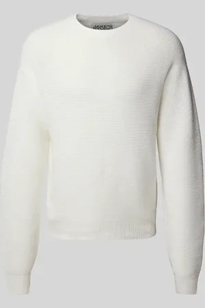 Jake*s Strickpullover mit Rundhalsausschnitt in , Größe S