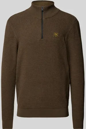 PME Legend™ Strickpullover mit Label-Detail in , Größe M