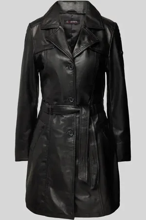 Cabrini Regular Fit Mantel aus reinem Lammnappa in , Größe 38
