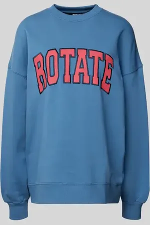 ROTATE Oversized Sweatshirt mit Label-Stitching in , Größe XXS