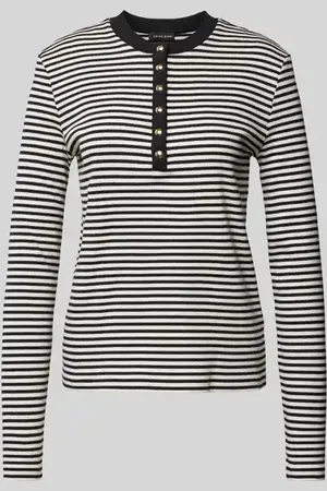 ANINE BING Longsleeve mit kurzer Knopfleiste in , Größe M