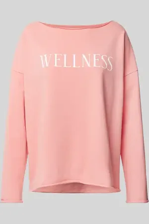 Juvia Oversized Sweatshirt mit Label-Print in , Größe S