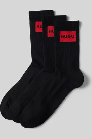 HUGO BOSS Socken mit Label-Print im 3er-Pack in , Größe 39-42