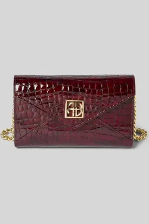 ANINE BING Shoulder Bag aus echtem Leder in , Größe 1