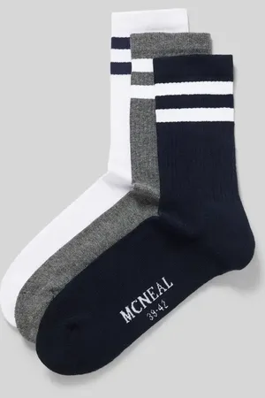 McNeal Socken mit elastischem Rippenbündchen im 3er-Pack in , Größe 39/42