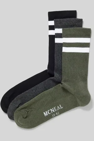 McNeal Socken mit elastischem Rippenbündchen im 3er-Pack in , Größe 39/42