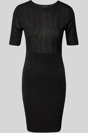 Armani Exchange Knielanges Kleid mit Rundhalsausschnitt in , Größe XS
