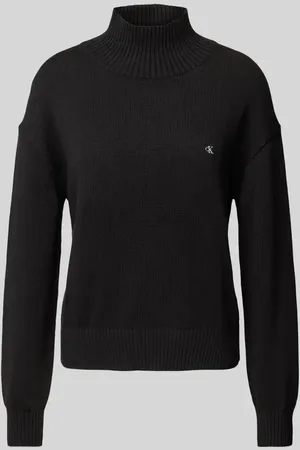 Calvin Klein Strickpullover mit gerippten Abschlüssen in , Größe XS