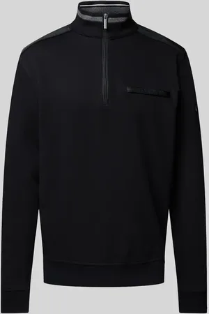 Bugatti Sweatshirt mit Label-Detail in , Größe S