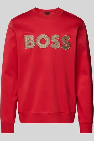 HUGO BOSS Sweatshirt mit Label-Stitching Modell 