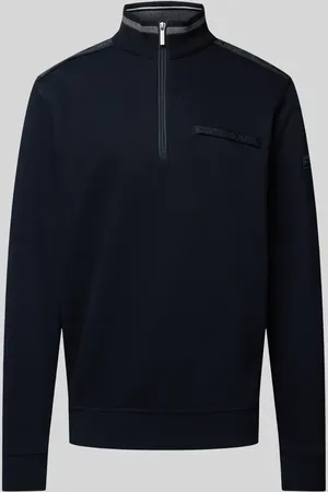 Bugatti Sweatshirt mit Label-Detail in , Größe S