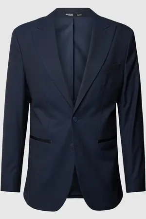 SELECTED Slim Fit Sakko mit Knopfverschluss Modell 
