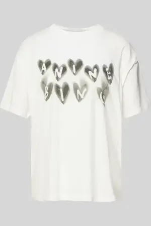 ANINE BING T-Shirt mit Label-Print in , Größe XS