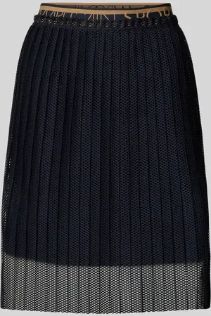 Marc Cain Knielanger Rock im Double-Layer-Look in , Größe 34