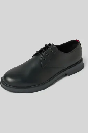 HUGO BOSS Lederderby mit Blockabsatz Modell 