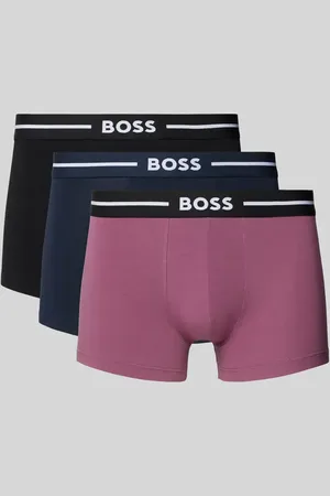 HUGO BOSS Trunks mit elastischem Logo-Bund im 3er-Pack in , Größe M