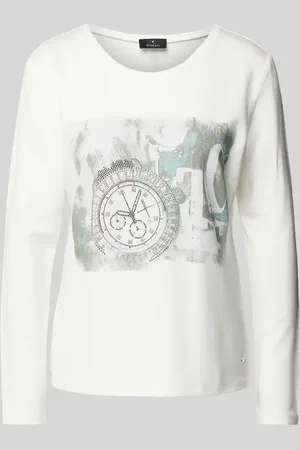 monari Longsleeve aus Viskose-Mix mit Rundhalsausschnitt in , Größe 36