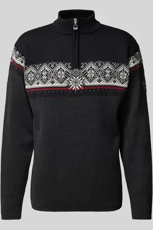 Dale of Norway Wollpullover mit Label-Stitching Modell 